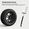 FOLLOWIN Gloss Black Rim Touch Up Paint for Cars Wheel Rim Paint Repair KitAutomotive Rim Scratch RepairRepair Rim Curb