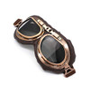 Nuoxinus Motorcycle Goggles Vintage Aviator Pilot Style Motocross Bike Cruiser Scooter Goggle Anti UV AntiScratch Dustpr