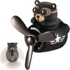 Tallew Car Air Freshener Cute Bear Diffuser Rotating Propeller Outlet Vent Fresheners Automotive Air Fresheners Aromathe