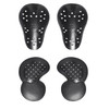 CTBQiTom CE Armor Level 2 Knee and Hip Protector Pads for Motorcycle Pants Jeans Replacement Black 4pcs