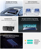 POWOXI Upgraded 75WSolarBatteryTrickleChargerMaintainer12V Portable Waterproof Solar Panel Trickle Charging Kit for Car