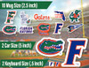 UF Stickers for Gift Car Water Bottle Laptop and Phone for Football Fans and University Graduates Florida Gators