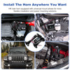 HK 12V 150db Air Horn for Truck Super Loud Dual Trumpet Air Horn Kit with Compressor for Any 12V Vehicles Trucks Lorrys