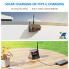 DVKNM 2 Magnetic Solar Wireless Backup Camera HD1080P 3 Mins DIY Installation DVR 7 IPS Monitor Rechargeable Reverse Cam