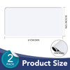 DIYMAG 2Pcs Blank Car Magnets 24x12 Inch Cars Door Magnet Signs Rounded Corners Flexible Magnetic Bumper Sticker to Adve