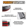 Car Rear Spoiler Roof Lip Kit Carbon Fiber 3D Rubber Trunk Spoiler Trim Strip Cool Car Decoration Universal PunchFree Ve
