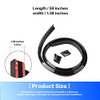 Car Trunk Spoiler Roof Lip Kit3D PU Rear Trunk Lip or Roof Spoiler Sticker Bar with Carbon Fiber PatternCar Rear Spoiler