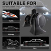 FARBIN Car Horn 12V Compact Motorcycle Horn Super Loud High Low Daul Tone Waterproof Snail Horns for Trucks Trains Cars