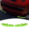 PDKLIN for Challenger Front Bumper Lip Splitter Protector Cover Trim for 20152023 Dodge Challenger GT RT SRT Green Exter