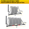 ROBLOCK Adjustable Tire Rack Wall Mount for Garage Folding Wheel Spare Tire Carriers with Heavy Duty Steel Adjustable Le