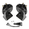 AKIZIDS 12V Replacement Car Horn Kit 2PCS Super Loud electric Snail Horn Dual Tone Universal Air Horn Fit for Any 12V Ca