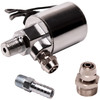 FARBIN Air Horn Solenoid Valve 14 NPT 12V24V universally Electric Air Valve Solenoid for Train Air Horn Chrome Plated Me