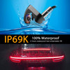 NATIKA BackupFront View CameraIP69K Waterproof Great Night Vision HD and Super Wide Angle Metal OEM Style Reverse Rear V