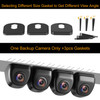 NATIKA BackupFront View CameraIP69K Waterproof Great Night Vision HD and Super Wide Angle Metal OEM Style Reverse Rear V