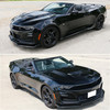 IKON MOTORSPORTS Front Bumper Lip Compatible with 20162024 Chevy Camaro 1LE Style Gloss Black Front Air Chin Dam Bodykit
