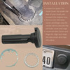 Spare Tire Hoist Cover Compatible with Chevrolet Silverado GMC Sierra 1500 2500 3500 HD 20142019 for Pickup Truck Replac