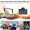Backup Camera Ease Install for Car USB Plug and Play HD 1080P Rear View Camera Kit Waterproof Night Vision for Cars Truc