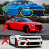 NEESPOC Front Bumper Lip Splitter Spoiler Fit for Dodge Charger SRT HellcatRT Scat PackDaytonaRT 392 20152023 Accessorie