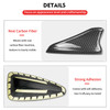 BLAKAYA Compatible with Antenna Cover Shark Fin Trim Hood Real Carbon Fiber Automotive Roof Aerials for Kia Stinger 2018