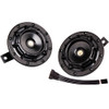 FARBIN Horns Loud Electric Car Horn Supertones 12V Horn HighLow Tone Twin Horns Kit black