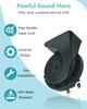 NEOGET Car Horn 12V Loud Electric High Low 2 Tone Replacement Waterproof for 12 Volt Vehicle Car Auto Motorcycle Univers
