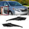 1Pair Windshield Wiper Cowl Cover Extension Cover Trim For Toyota Sienna 2011 2012 2013 2014 2015 2016 2017 2018 2019 20