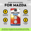 Key Fob Replacement Batteries for Mazda 20192025 3 6 CX5 CX30 CX9 CX50 CX90 CX3 CX70 MX5 Miata Pack of 2 Smart Remote Ch