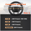 GIANT PANDA Car Steering Wheel Cover for Ford F150 F250 F350 Expedition 15516 inches Black