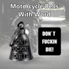 Motorcycle Bells for Biker Good Luck Riding Bells Guardian Biker Bells with Hanger Motorcycle Accessory or Keychain for