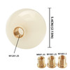 YIUIY Round Ball Shift Knob Universal Luminous Gear Shift Knob 5 6 Speed for Manual Automatic Vehicles with Adapters Cre