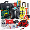 kewen Car Emergency Kit Roadside Assistance Emergency Car Kit Jumper Cables Road Trip Essentials Auto Vehicle Car Safety