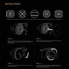 BTSS Car Vent Clip Aromatherapy Fragrance Diffuser Air Diffusers Freshener Car Record Player Design Turntable Perfume Ve