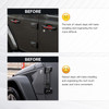 EYOUHZ for JK JL JT Hinge Step Foldable Foot Pedal with Bottle Opener Compatible with 20072026 Jeep Wrangler JK JL JKU J