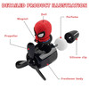 Jimtyee Car Air Freshener Cute Cartoon Hero Pilot Car Diffuser Rotating Propeller Automotive Air Outlet Fan Creative Car