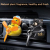 2 Pieces Car Air Fresheners Cute Bear Pilot Car Diffuser Propeller Air Outlet Vent Fresheners Suitable for Automotive In