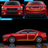 MYFAMIREA 33Ft10M Long Car Door Edge Guards U Shape Edge Trim Rubber Seal Protector Car Door Protection AntiCollision Ru