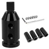 Monrand Black Shift Knob AdapterGear Shifter Adapter Kit 14mm Aluminum Alloy Universal Shifter Knob Adapter for NonThrea