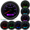 ARTILAURA Tachometer Boat Tacometro 85mm 338 6000 RPM Gauge 7 Color Waterproof for Marine Car AUTO Truck 932V All Black
