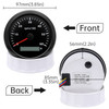 ARTILAURA Tachometer Boat Tacometro 85mm 338 6000 RPM Gauge 7 Color Waterproof for Marine Car AUTO Truck 932V All Black