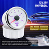 ARTILAURA Fuel Gauge 24033ohm 2116 52mm Fuel Gas Tank Meter 7 Color for AUTO Car Boat Marine White