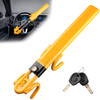 NOEAIKE Steering Wheel LockHeavy Duty AntiTheft Car Device with Double Hooks Design for Enhanced Vehicle ProtectionAdjus