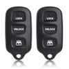 MechanMagic 2PCS Key Fob Remote Replacement Fits for Toyota 4Runner 1999 2000 2001 2002 2003 2004 2005 2006 20072009Sequ