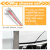 Eytool 5M Clear Door Edge Protectors Rubber Edge Trim Seal Protector with U Shape Car Protection Door Edge Guard Fit for