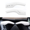 YHCDSEA Steering Lever Cover for Tesla Model 3Y Gear Shift Cover Accessory Decorative Cover White