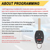 Vurkcy Key Fob Replacement for 20082012 Honda Accord SedanNot Coupes 20092015 PilotNot Touring Car Keyless Entry Remote