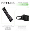 DXNQ Car Keychain Fabric Keychain Wrist Lanyard Key Ring for Cars Keys Wallets Jeans Decoration Car Accessories Black