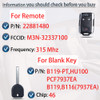 SUPALAND Key Fob Remote Replacement Fits for Chevy Silverado 1500 2500 3500 Colorado GMC Sierra Canyon 20142022 FCC ID M