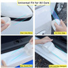 QBUC Car Door Edge Guard Clear Universal Door Sill Protector Car Door Trim Edge Guard Protection Film AntiCollision Fits