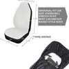 KEIAHUAN Purple Dragon Car Seat Cover Set with Car Headrest Covers for Women Steering Wheel Cover Cup Coaster Handbrake