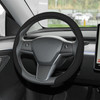 Frani Nappa Leather Steering Wheel CoverUniversal Fit 15 InchPremium NonSlip Breathable Comfort Grip for Cars Trucks SUV